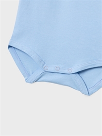 NAME IT Langærmet Body Fevan Chambray Blue
